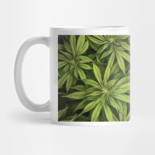 Hemp Plant Artwork Mug